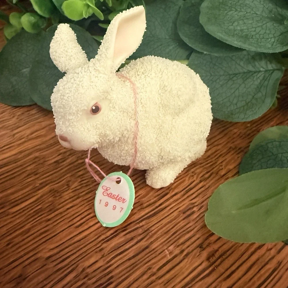 Department 56 Easter Bunny 1997‎ Vintage Spring Rabbit Figurine Tagged